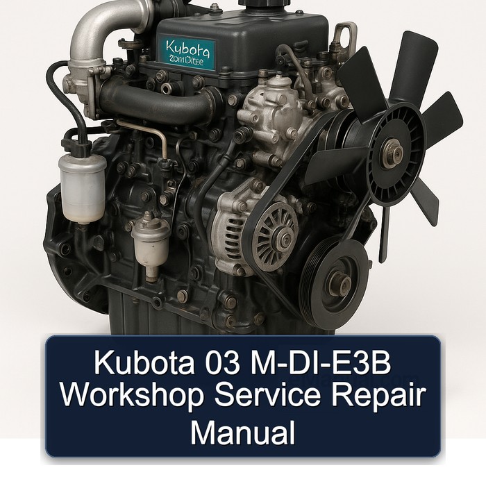 Kubota 03 M-DI-E3B Workshop Service Repair Manual