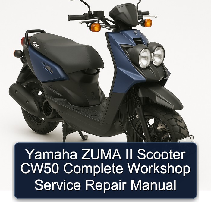Yamaha ZUMA II Scooter CW50 Manual completo de servicio y reparación del taller