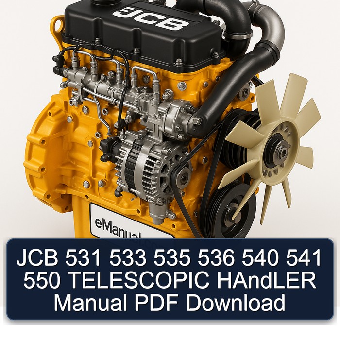 JCB 531 533 535 536 540 541 550 TELESCOPIC HAndLER Manual PDF Download