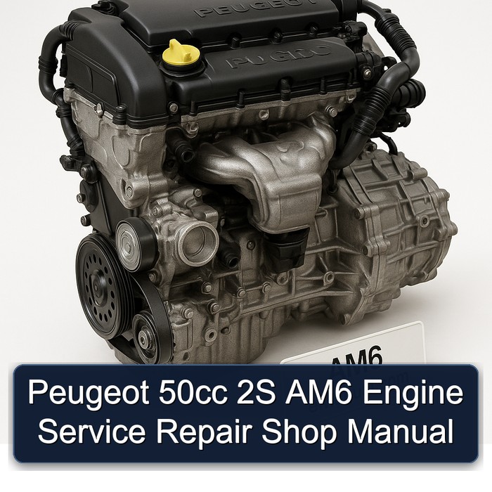 Peugeot 50cc 2S AM6 Engine Service Repair Shop Manual
