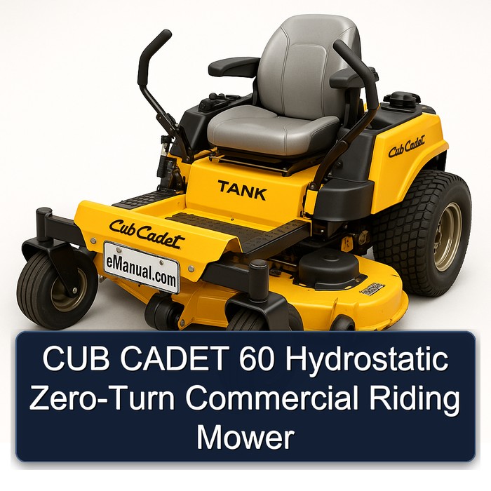 CUB CADET 60 Hydrostatic Zero-Turn Commercial Riding Mower