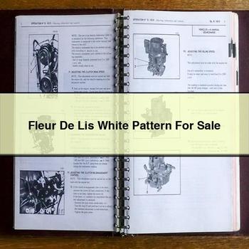 Fleur De Lis White Pattern for Sale PDF Download
