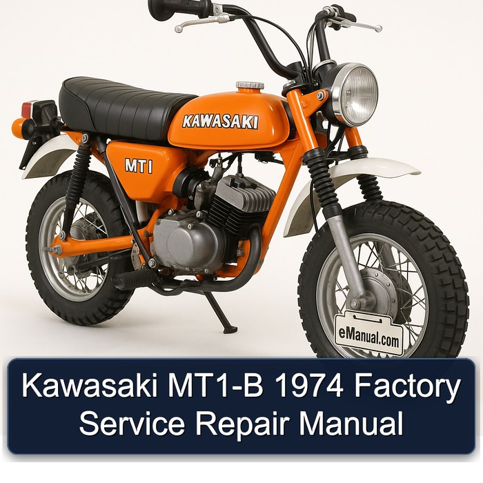 Kawasaki MT1-B 1974 Factory Manual de servicio y reparación