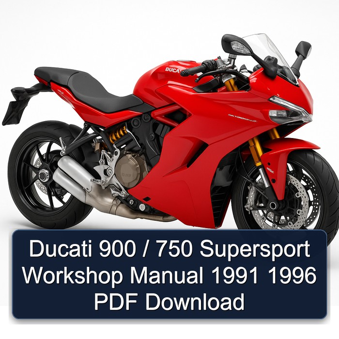 Ducati 900 / 750 Supersport 1991 Workshop Service Repair Manual PDF Download