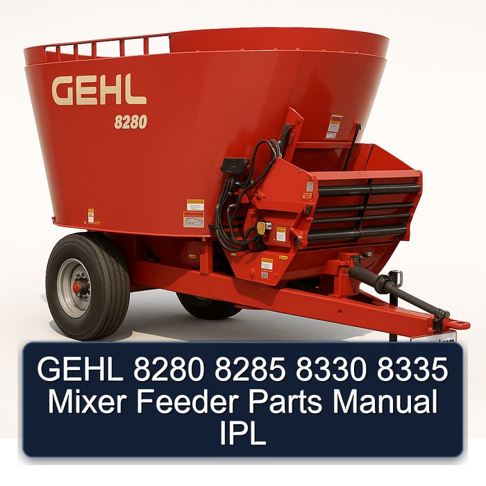 Gehl 8280 8285 8330 8335 Mixer Feeder Ipl Parts Catalog PDF Download
