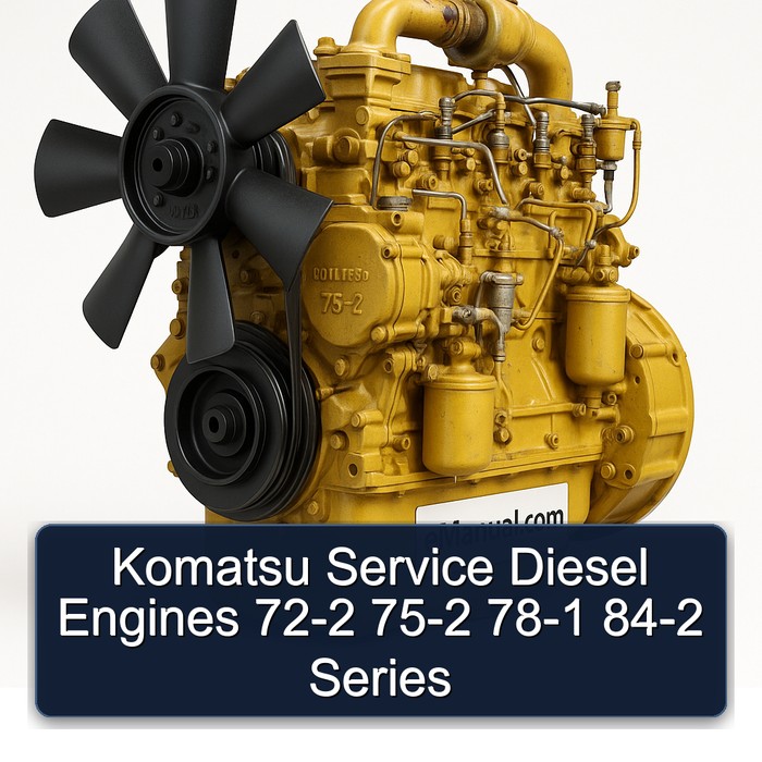 Motores Diesel Komatsu Service Serie 72-2, 75-2, 78-1, 84-2