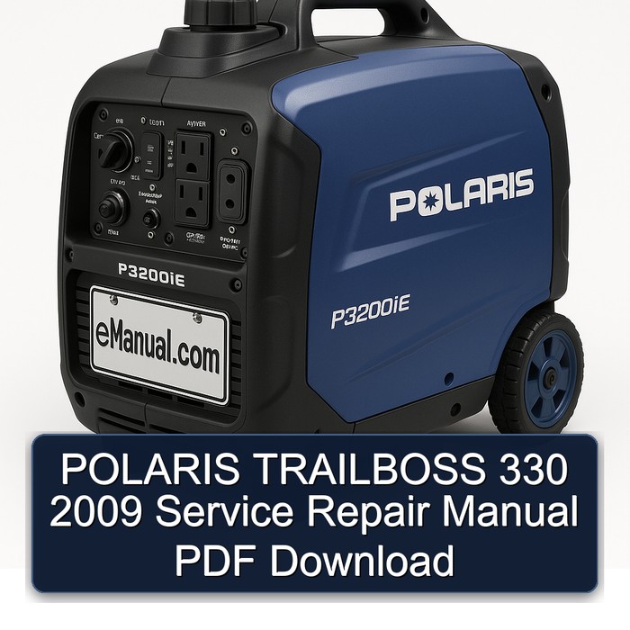Manual de Servicio y Reparación Polaris TrailBoss 330 2009 (PDF)