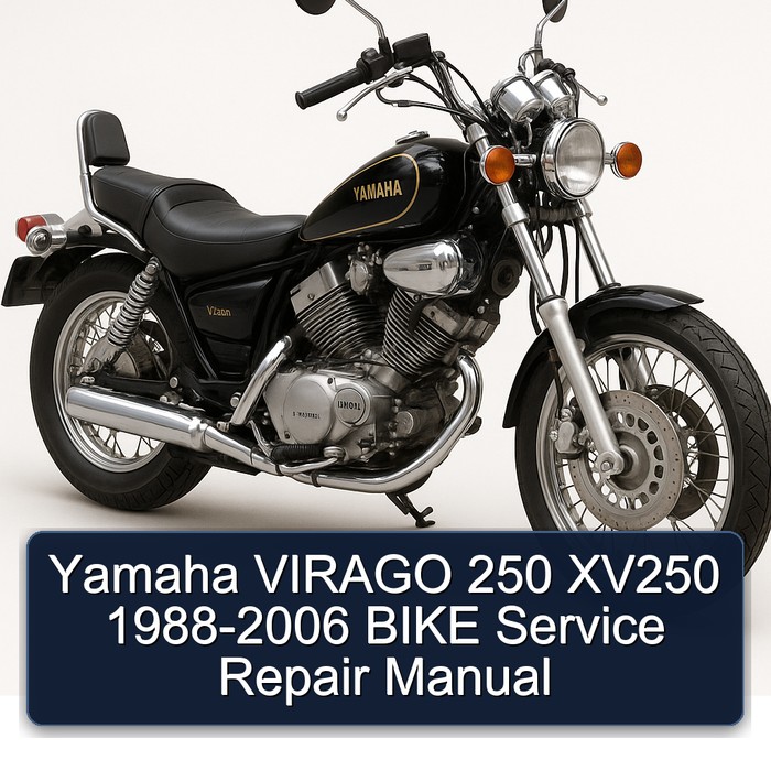 Yamaha VIRAGO 250 XV250 1988-2006 BIKE Manual de servicio y reparación