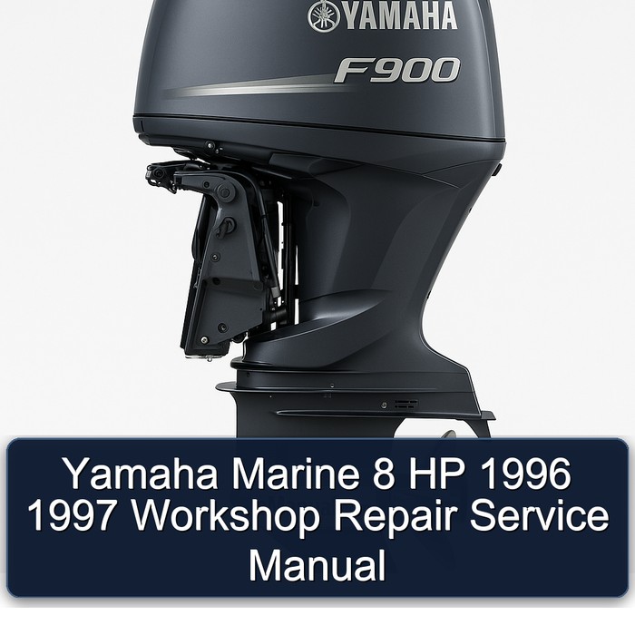 Yamaha Marine 8 HP 1996 1997 Workshop Repair Service Manual