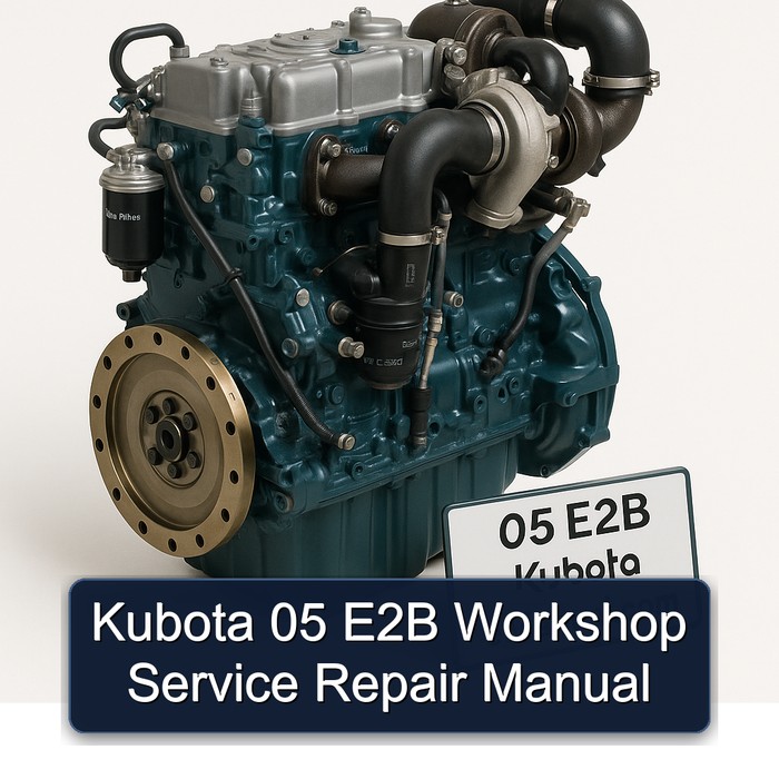 Kubota 05 E2B Workshop Manual de servicio y reparación