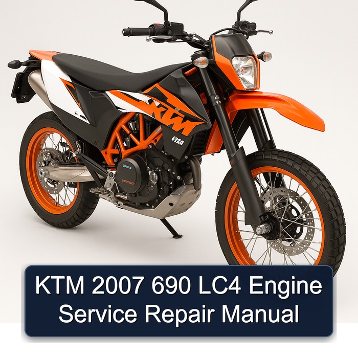 KTM 2007 690 LC4 Engine Manual de servicio y reparación
