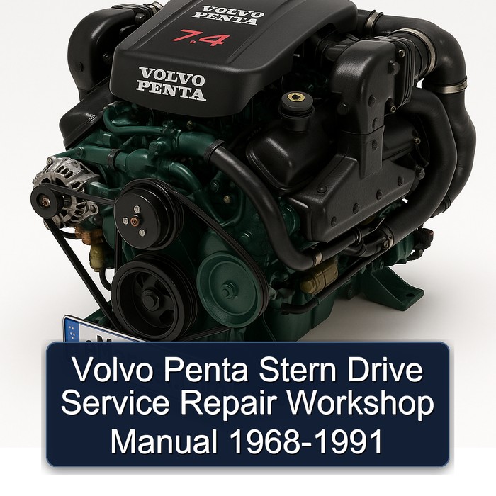 Volvo Penta Stern Drive Service Repair Workshop Manual 1968-1991