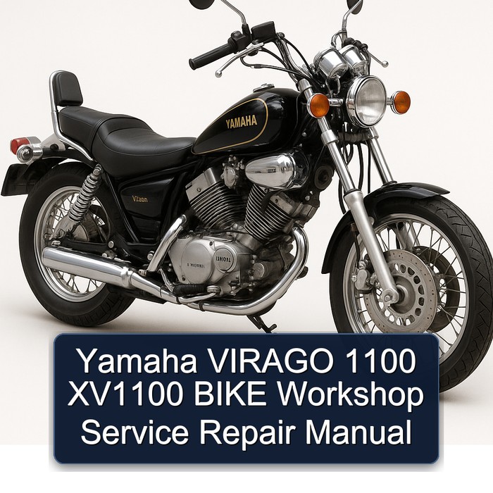 Yamaha VIRAGO 1100 XV1100 BIKE Workshop Manual de servicio y reparación