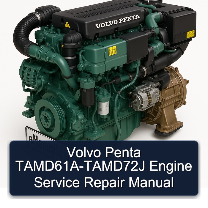 Volvo Penta TAMD61A-TAMD72J Engine Service Repair Manual