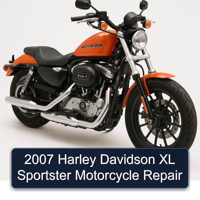 2007 Harley Davidson XL Sportster Motorcycle Repair