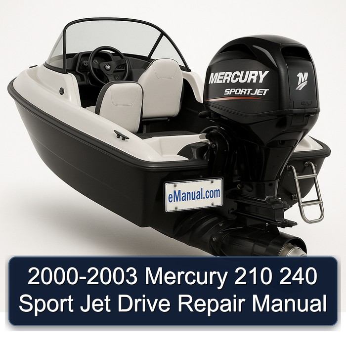 2000-2003 Mercury 210 240 Sport Jet Drive Repair Manual