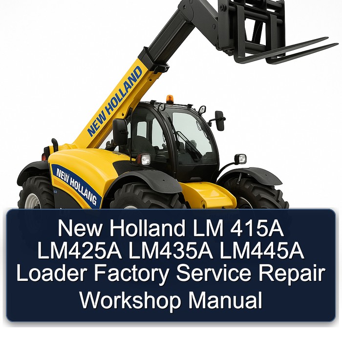 ## New Holland LM 415A-445A Radlader Werkstatt-Handbuch