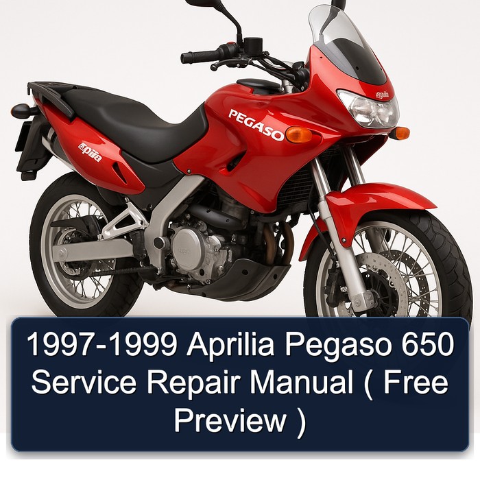 1997-1999 Aprilia Pegaso 650 Manual de servicio y reparación ( Free Preview )