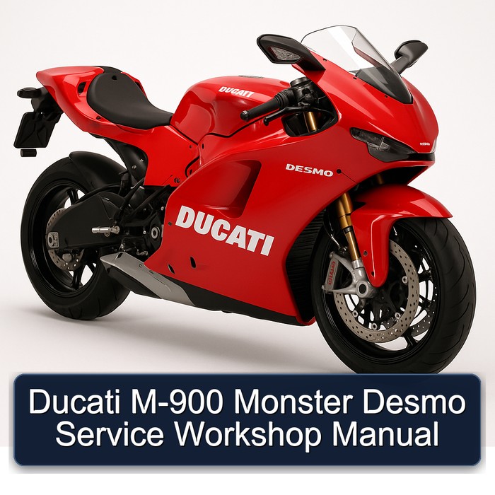 Ducati M-900 Monster Desmo Service Workshop Manual