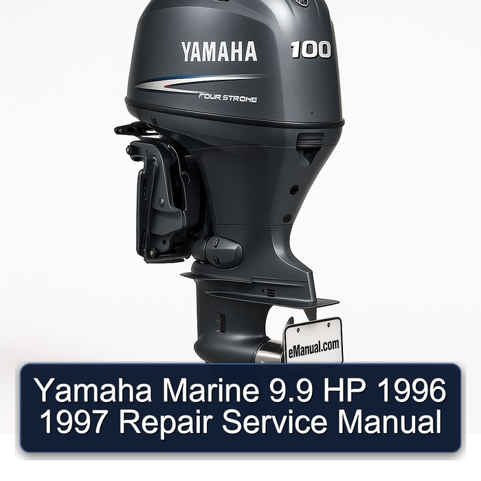 Yamaha Marine 9.9 HP 1996 1997 Repair Service Manual 