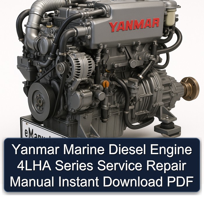 Yanmar Marine Diesel Engine 4LHA Series Service Repair Manual Instant Download PDF