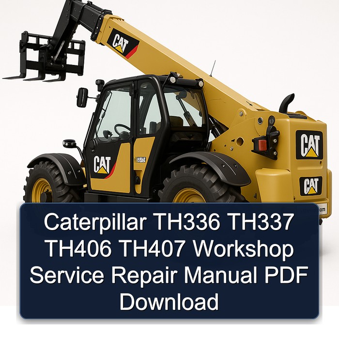 Caterpillar TH336 TH337 TH406 TH407 Workshop Service Repair Manual PDF Download