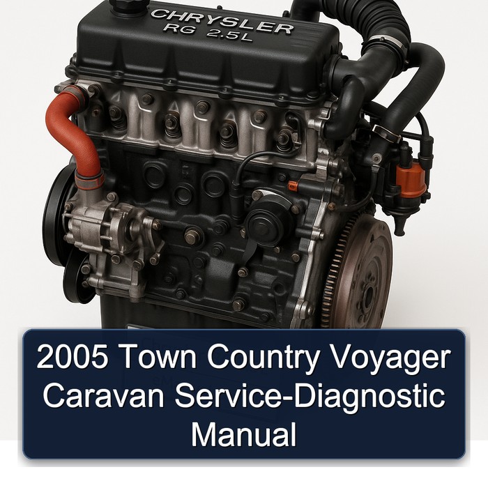 2005 Town Country Voyager Caravan Service-Diagnostic Manual 