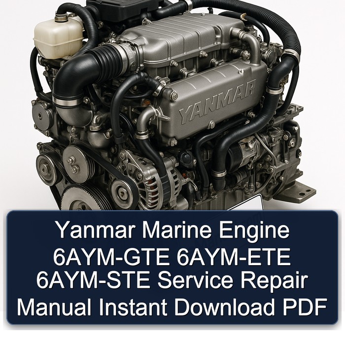 Yanmar Marine Engine 6AYM-GTE 6AYM-ETE 6AYM-STE Service Repair Manual Instant Download PDF