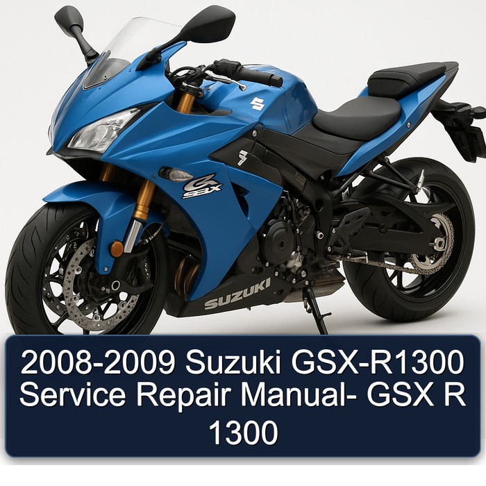 2008-2009 Suzuki GSX-R1300 Manual de servicio y reparación- GSX R 1300