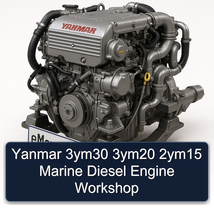 Yanmar 3ym30 3ym20 2ym15 Marine Diesel Engine Workshop