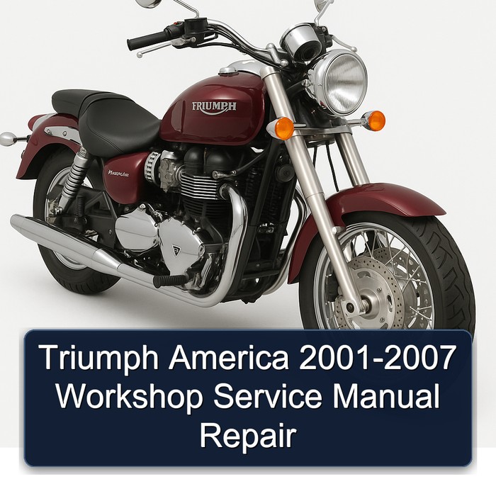 Triumph America 2001-2007 Workshop Service Manual Repair