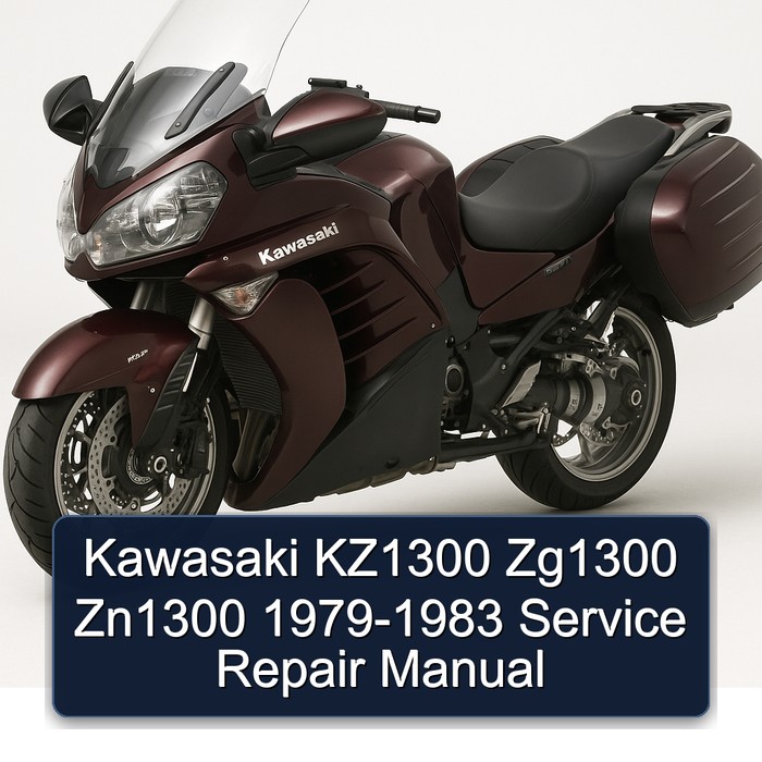 Kawasaki KZ1300 Zg1300 Zn1300 1979-1983 Service Repair Manual