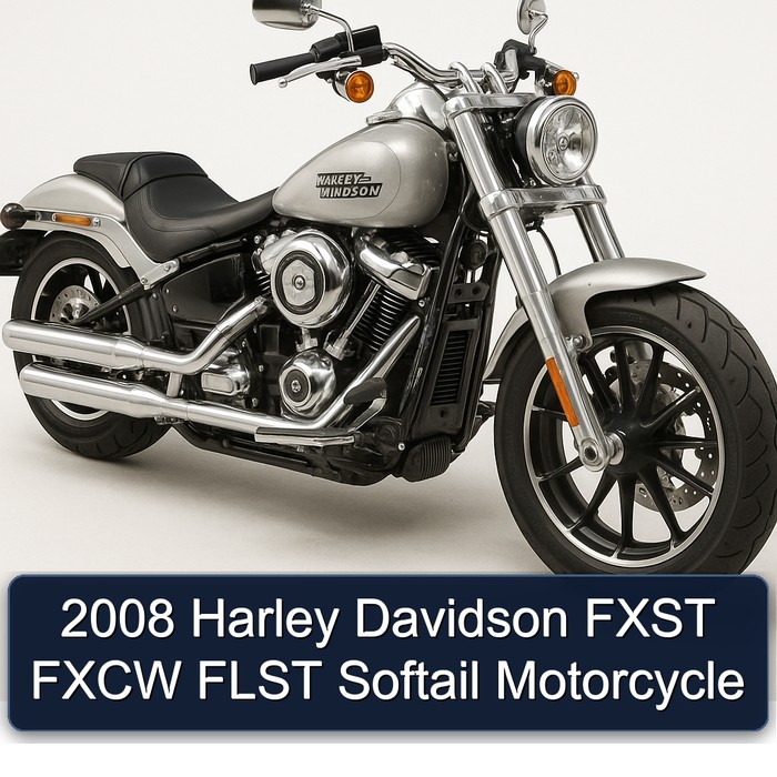 2008 Harley Davidson FXST FXCW FLST Softail Motorcycle