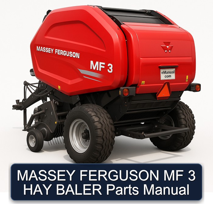 MASSEY FERGUSON MF 3 HAY BALER Parts Manual