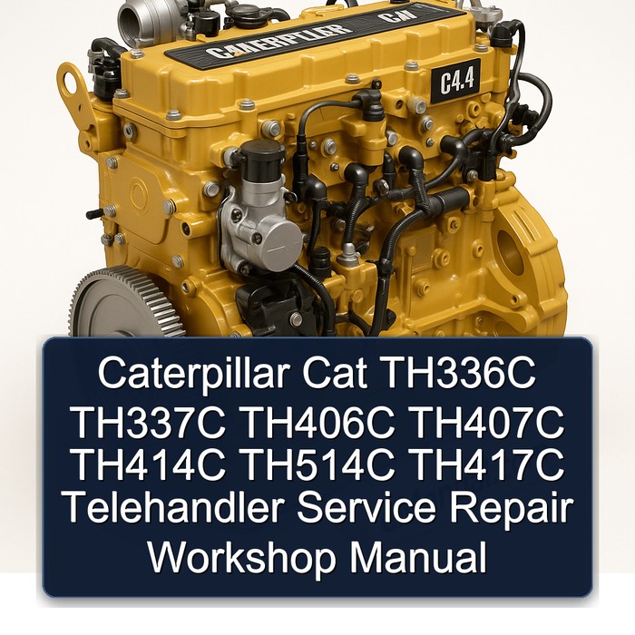 Manual de Servicio y Reparación para Telescópicas Caterpillar Cat TH336C, TH337C, TH406C, TH407C, TH414C, TH514C y TH417C