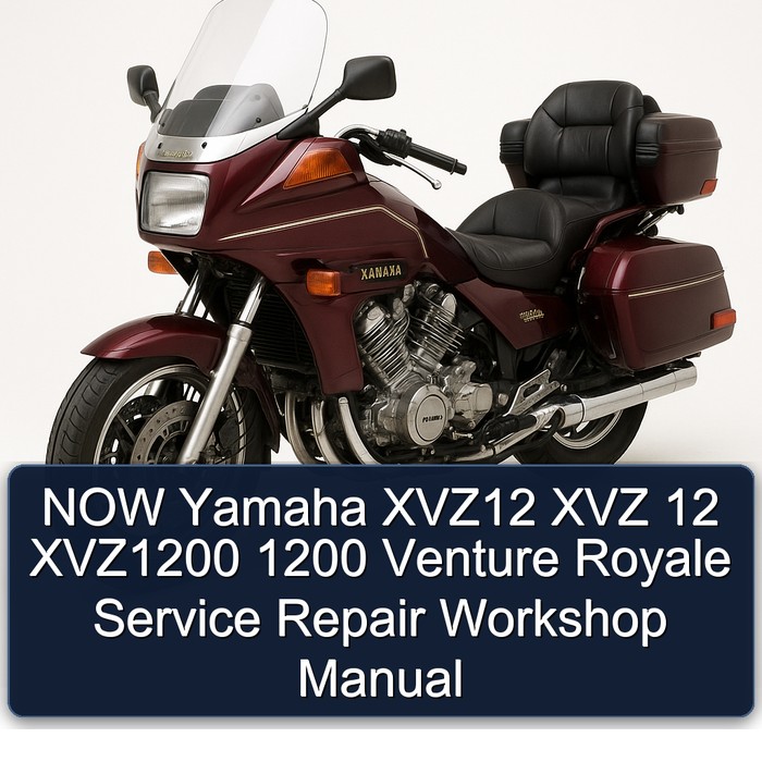 NOW Yamaha XVZ12 XVZ 12 XVZ1200 1200 Venture Royale Service Repair Workshop Manual