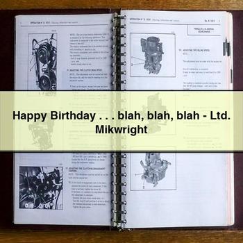 Happy Birthday . Blah Blah Blah-Ltd. Mikwright PDF Download