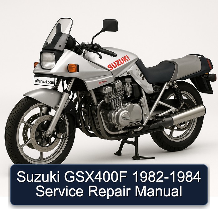 Suzuki GSX400F 1982-1984 Manual de servicio y reparación