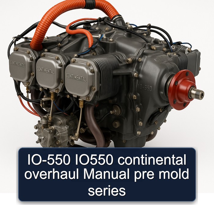 Continental IO-550 / IO550 Überholungshandbuch - Vorformserie