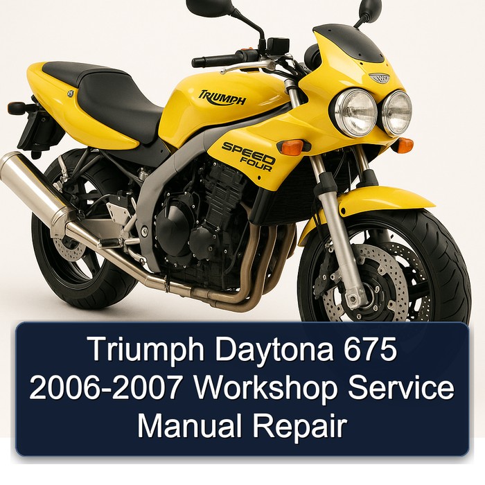 Triumph Daytona 675 2006-2007 Workshop Service Manual Repair