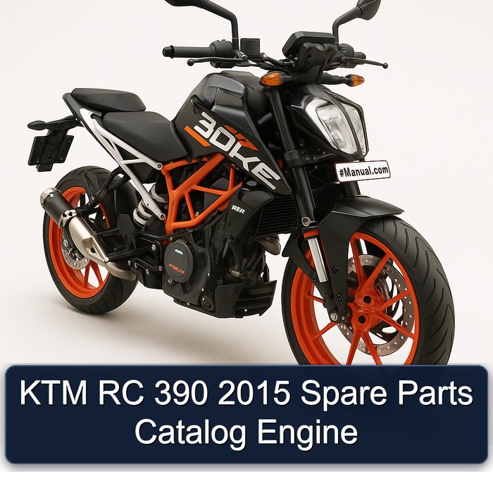KTM RC 390 2015 Spare Parts Catalog Engine