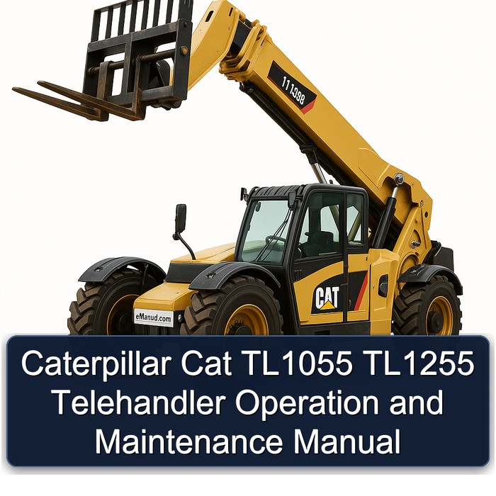 Caterpillar Cat TL1055 TL1255 Telehandler Operation and Maintenance Manual
