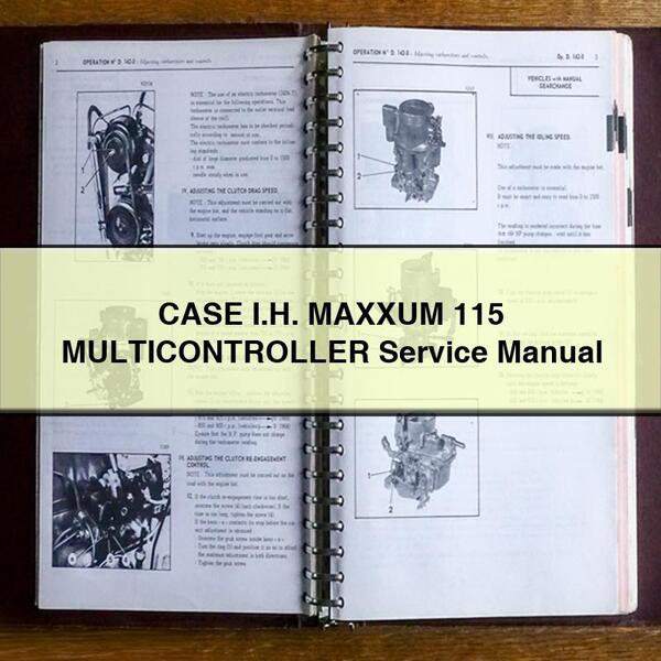 Manual de Servicio y Reparación CASE I.H. MAXXUM 115 MULTICONTROLLER