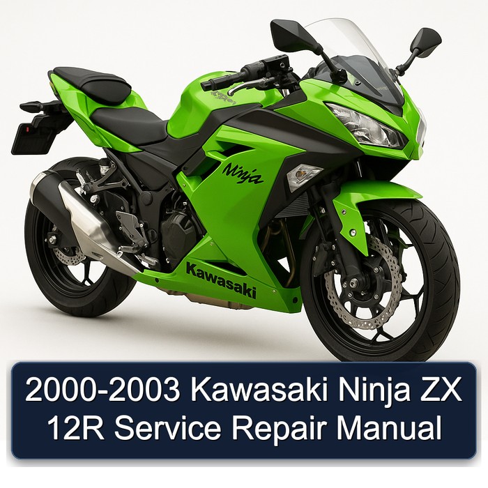 2000-2003 Kawasaki Ninja ZX 12R Manual de servicio y reparación