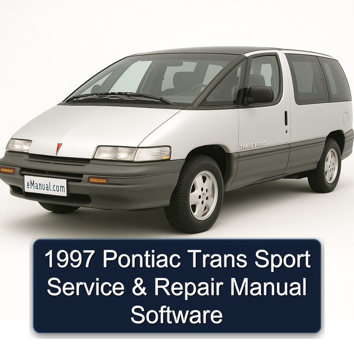 1997 Pontiac Trans Sport Manual de servicio y reparación Software