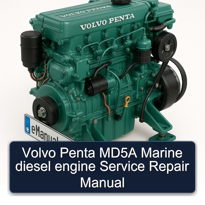 Volvo Penta MD5A Marine diesel engine Manual de servicio y reparación