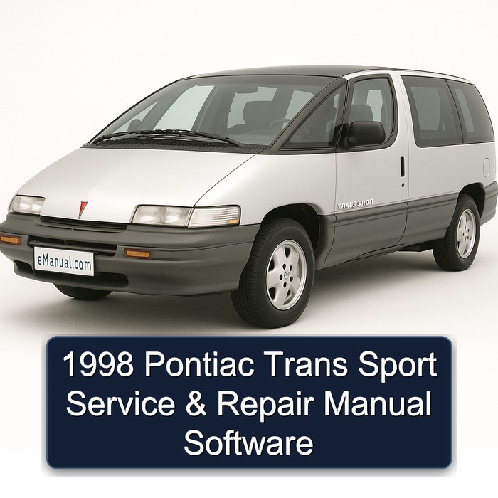 1998 Pontiac Trans Sport Manual de servicio y reparación Software