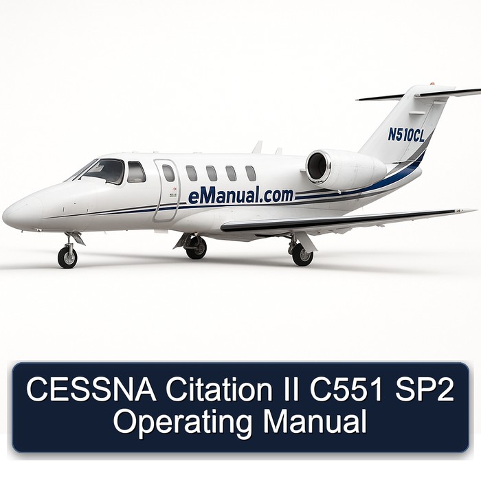 CESSNA Citation II C551 SP2 Operating Manual
