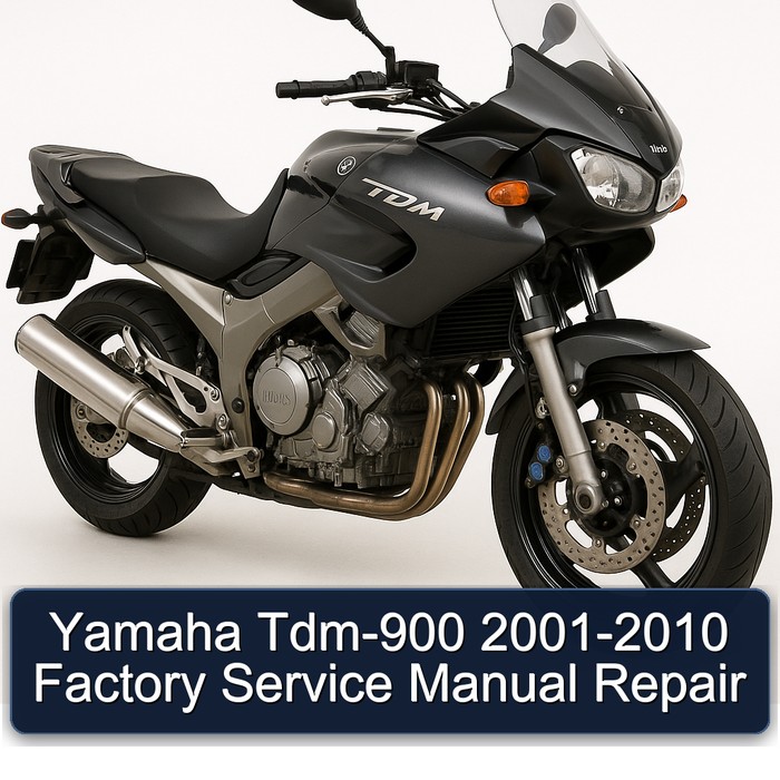 Yamaha Tdm-900 2001-2010 Factory Service Manual Repair