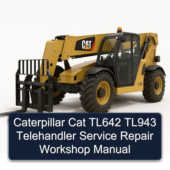 Manual de Servicio y Reparación para Telescópicas Caterpillar Cat TL642 TL943